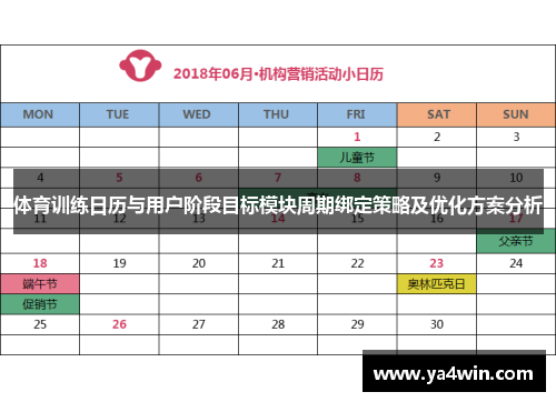 体育训练日历与用户阶段目标模块周期绑定策略及优化方案分析